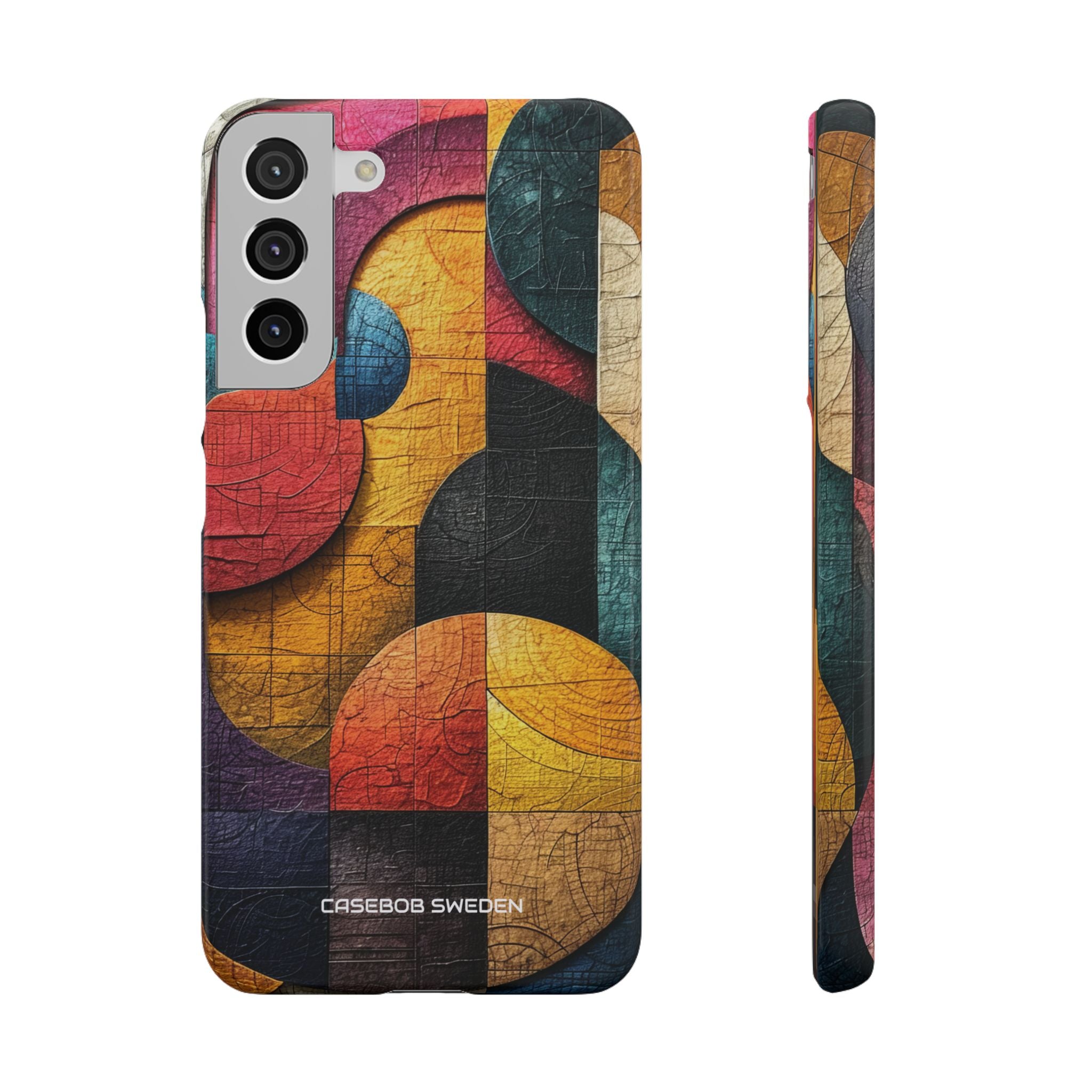 Vibrant Geometric Art - Slim Samsung S22 Phone Case