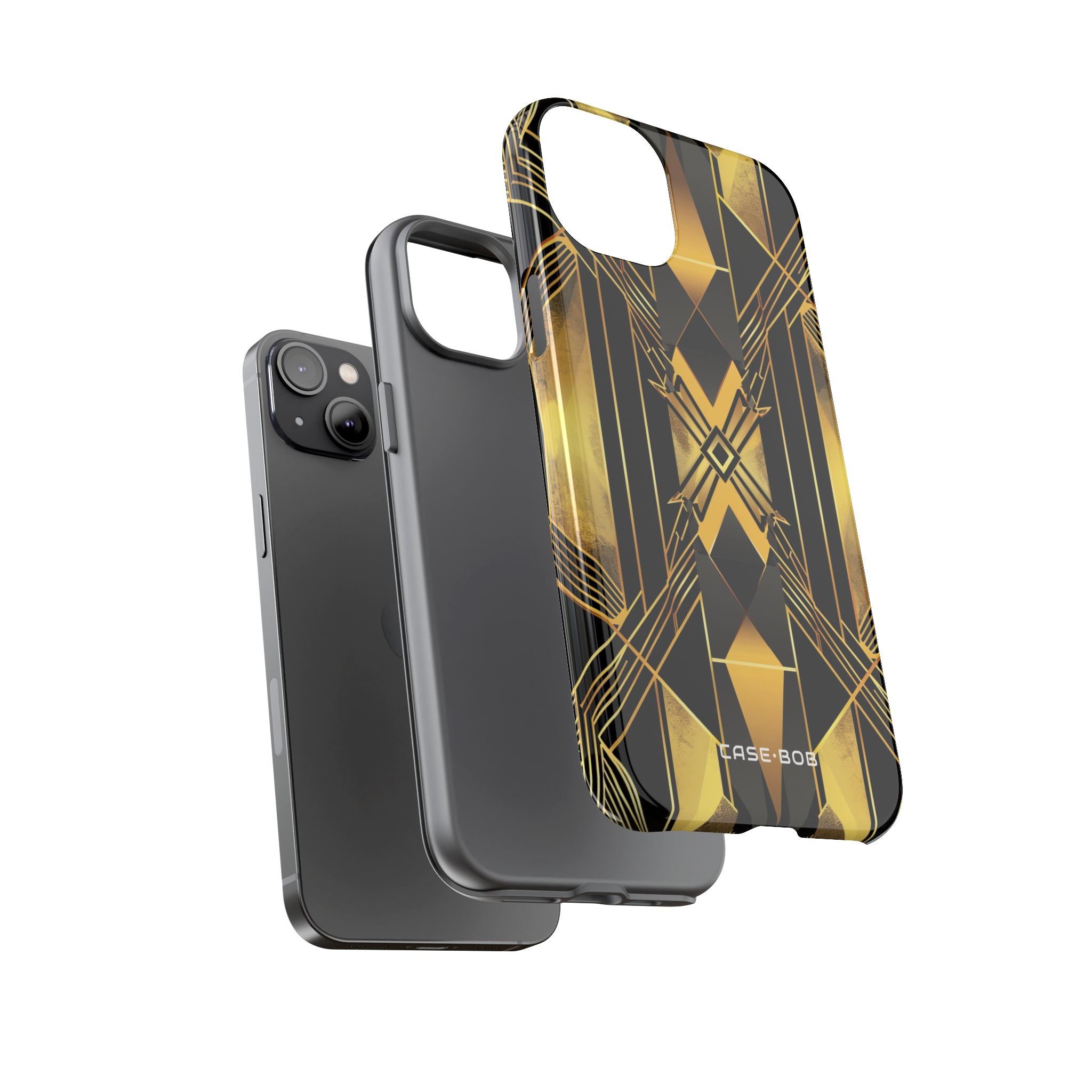Golden Diamond Radiance iPhone 14 Plus Case - Tough