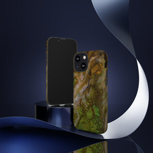 Smaragd Green Ink Art - Protective Phone Case