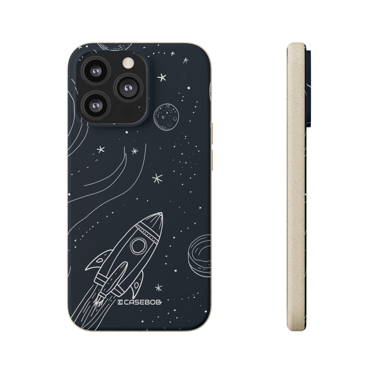 Cosmic Doodle Adventure | Biodegradable Phone Case