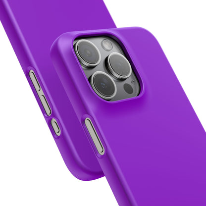 Dark Violet iPhone 15 - Slim Phone Case