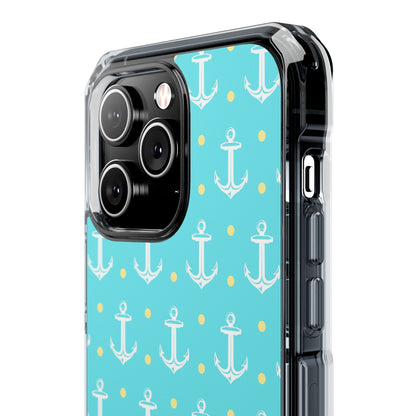 Nautical Anchors & Dots iPhone Case - Impact