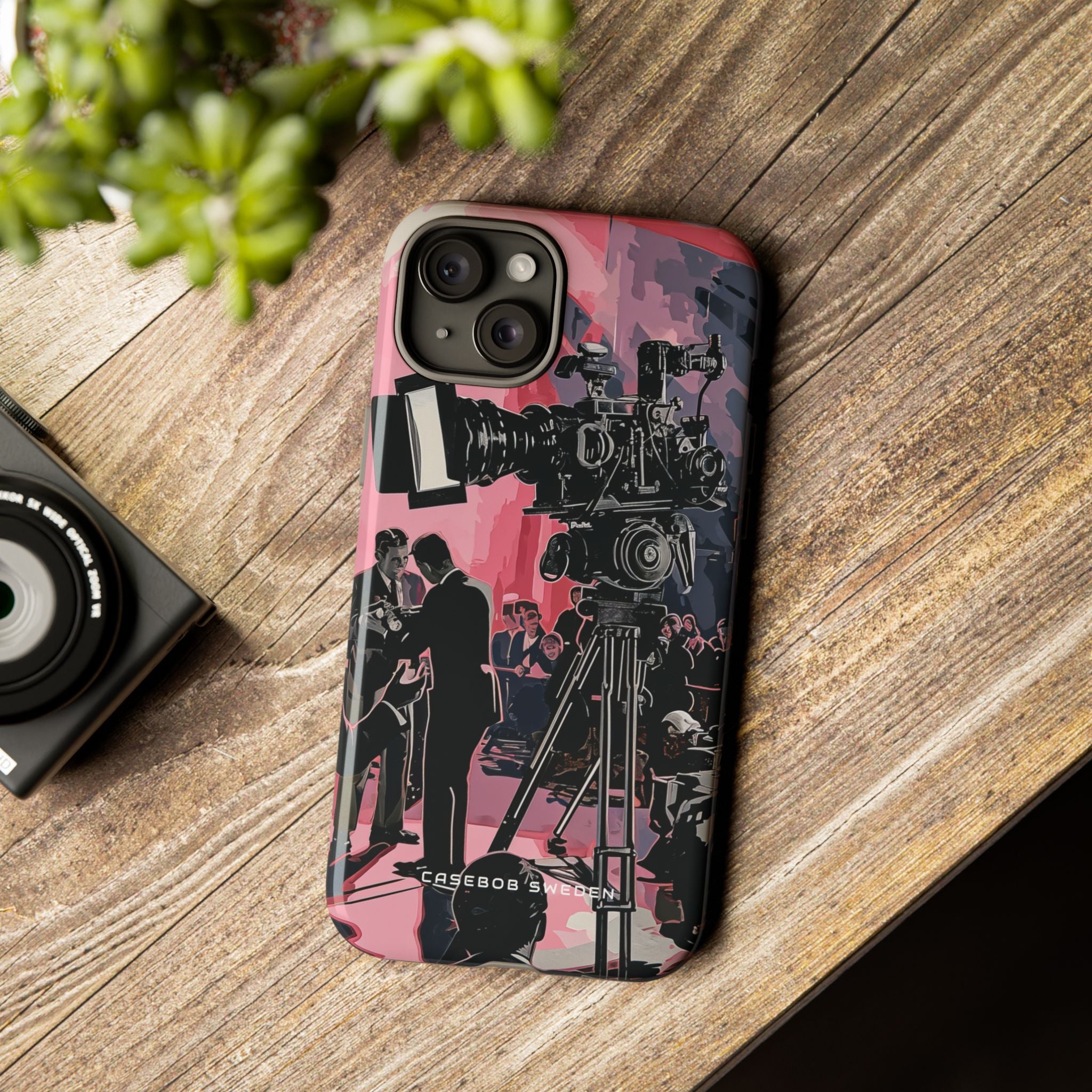 Retro Cinematic Spotlight iPhone 15 - Tough Phone Case