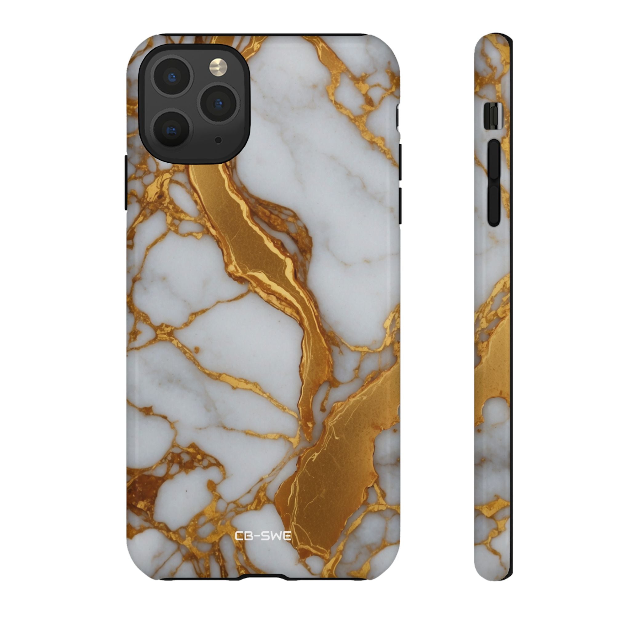 Golden Veins Flow - iPhone Case