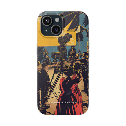 Golden Era Cinematic Spotlight iPhone 15 - Flexi Phone Case