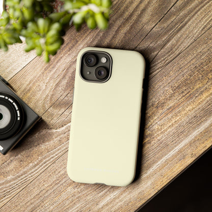 Light Yellow iPhone 15 - Tough Phone Case