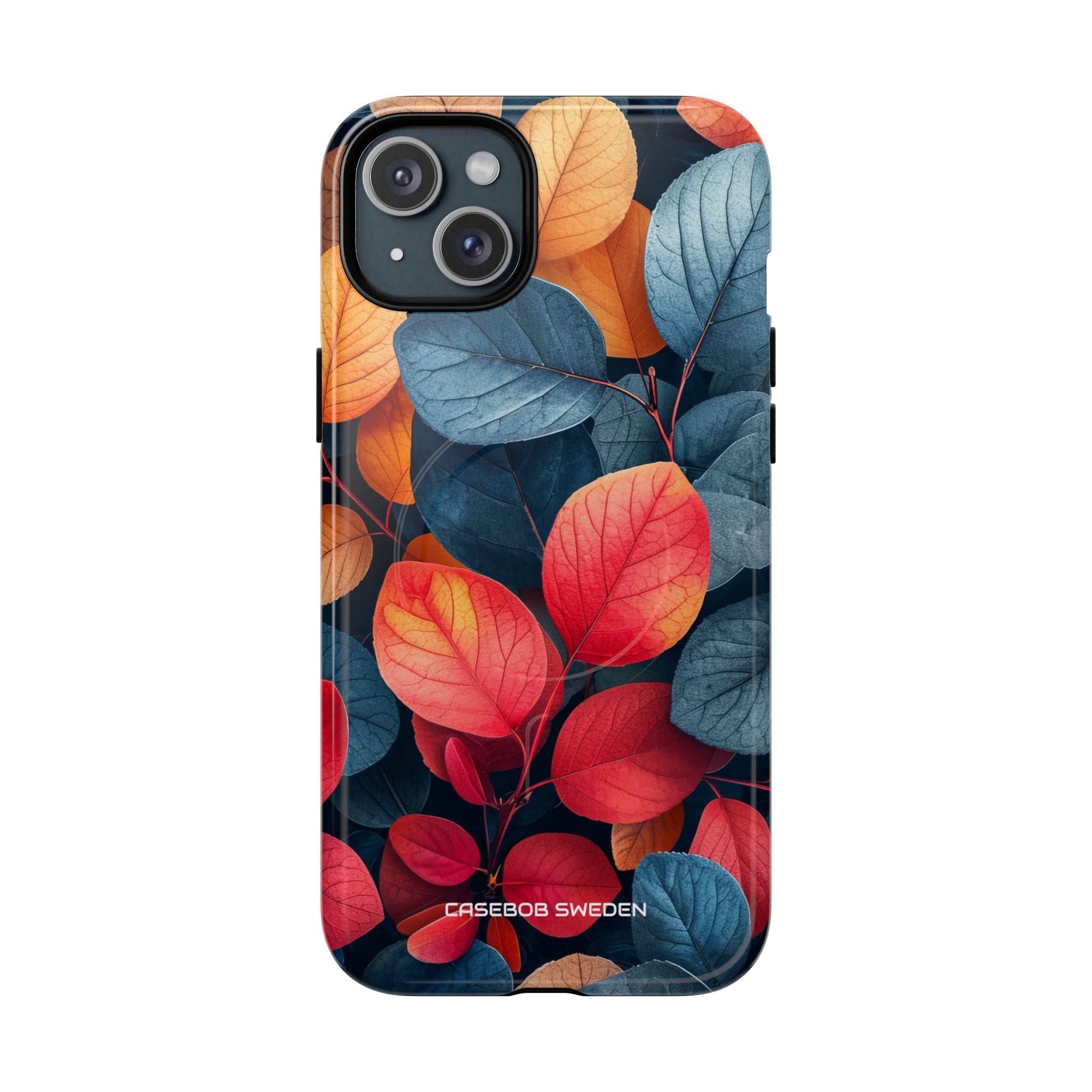 Vibrant Nature Leaves - Tough + MagSafe® iPhone 15 Phone Case