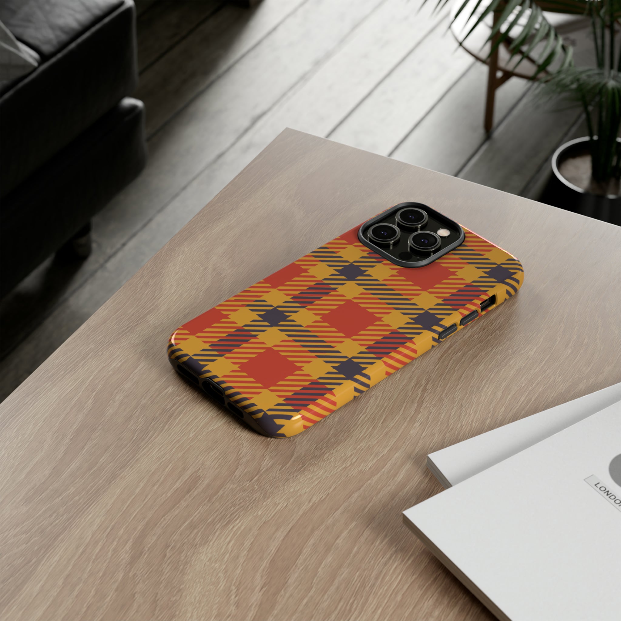 Orange Flannel - Protective Phone Case