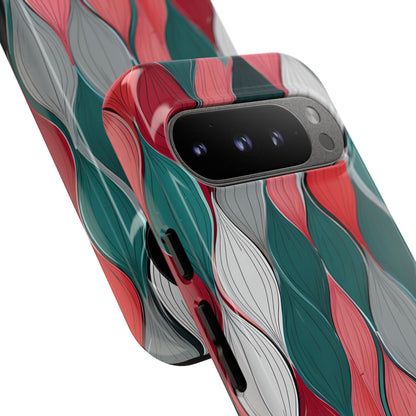 Leaf Cascade Teal Google Pixel 9 Pro Case - Tough