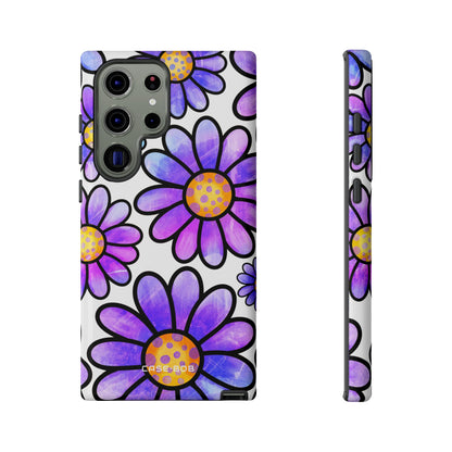 Polka Dot Blooms Samsung S23 Ultra Case - Tough