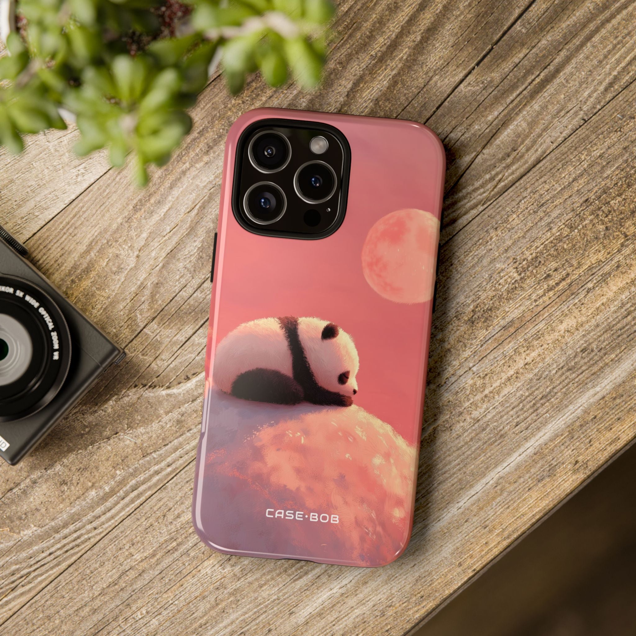 Panda Moonbeam iPhone 16 Pro Max Case - Tough