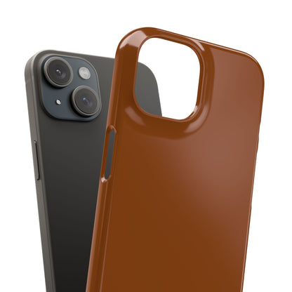 Saddle Brown iPhone 15 - Slim Phone Case