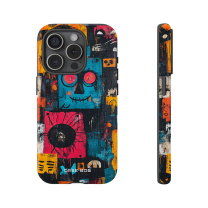 Blue Stitch Smile iPhone 15 Pro Case - Tough