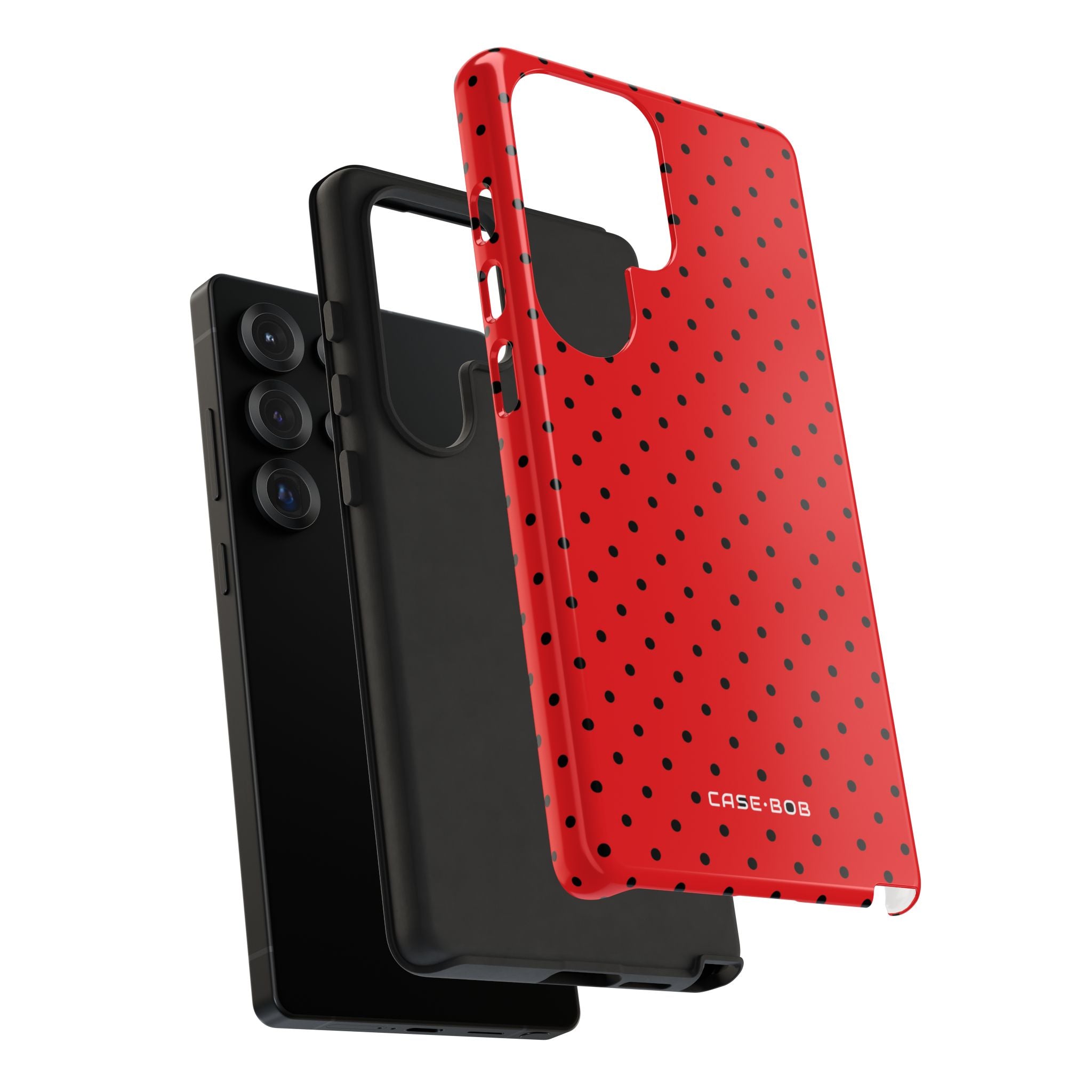 Crimson Dot Matrix Samsung S25 Ultra Case - Tough