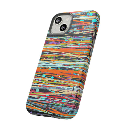 Oil painting - Stripe - Protective Phone Case