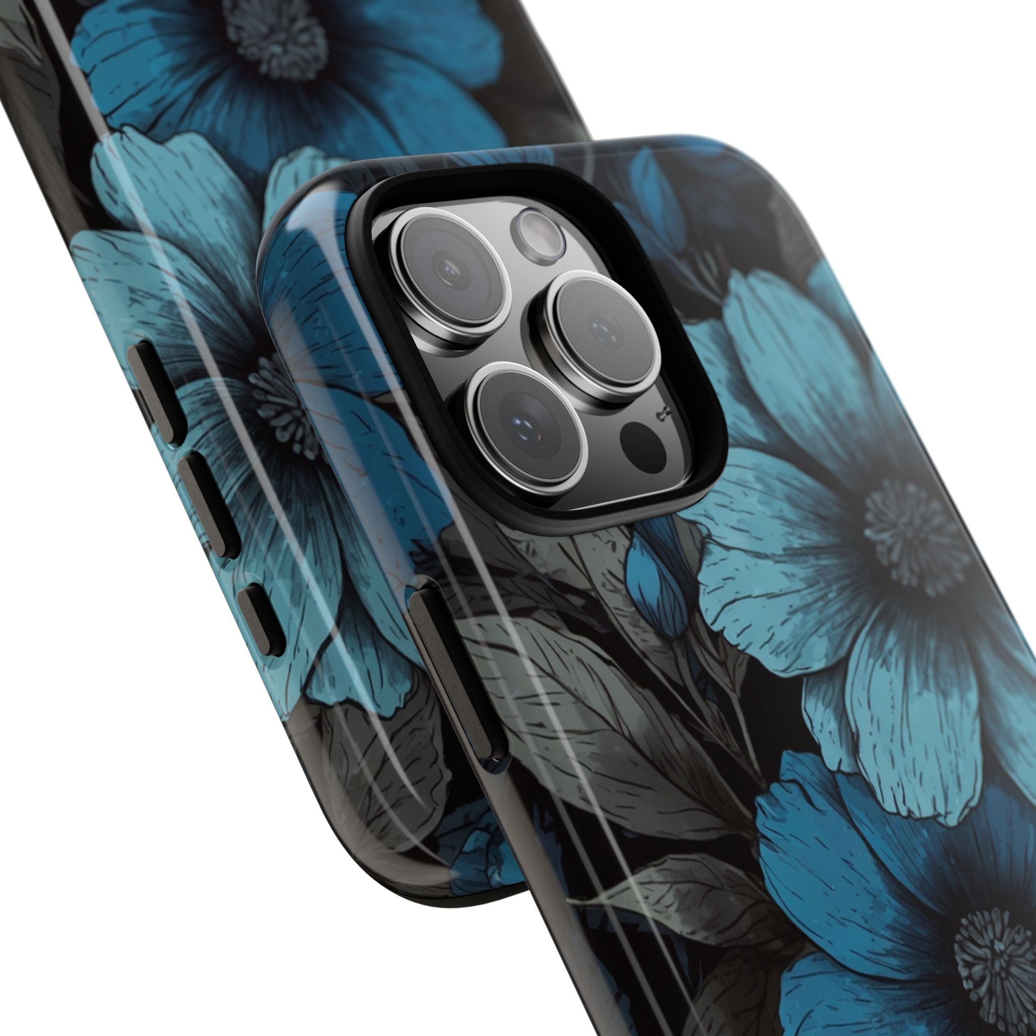 Flower Embrace Depth - iPhone Case