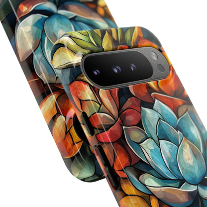 Vibrant Succulent Garden - Google Pixel Case