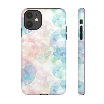 Geometric Intricacy: Pastel Precision - Protective Phone Case