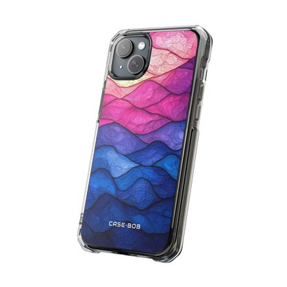 Wavy Vein Gradient iPhone 15 Plus Case - Impact