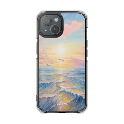 Gentle Waves Embrace iPhone Case - Impact