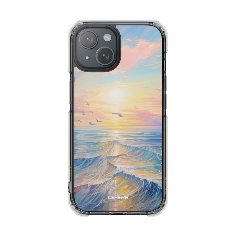 Gentle Waves Embrace iPhone Case - Impact