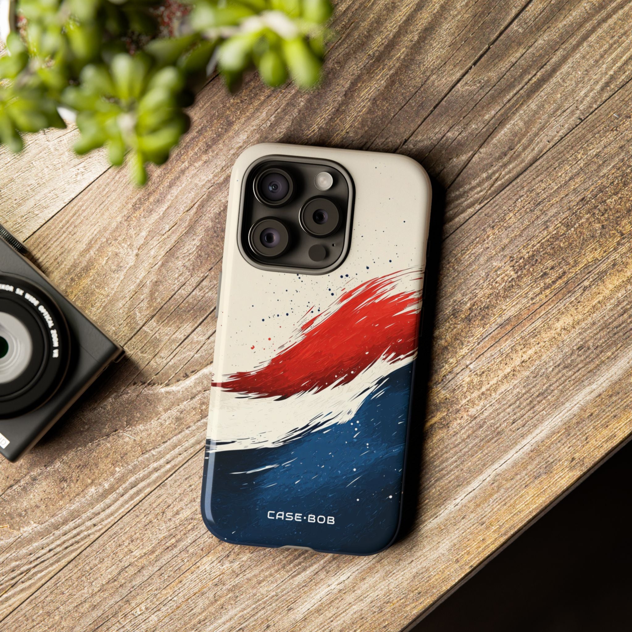 Red Surge iPhone 15 Pro Case - Tough