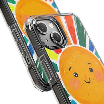 Radiant Smiling Sun iPhone Case - Impact