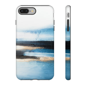 Oil Painting - Abstract Blue - Protective Phone Case