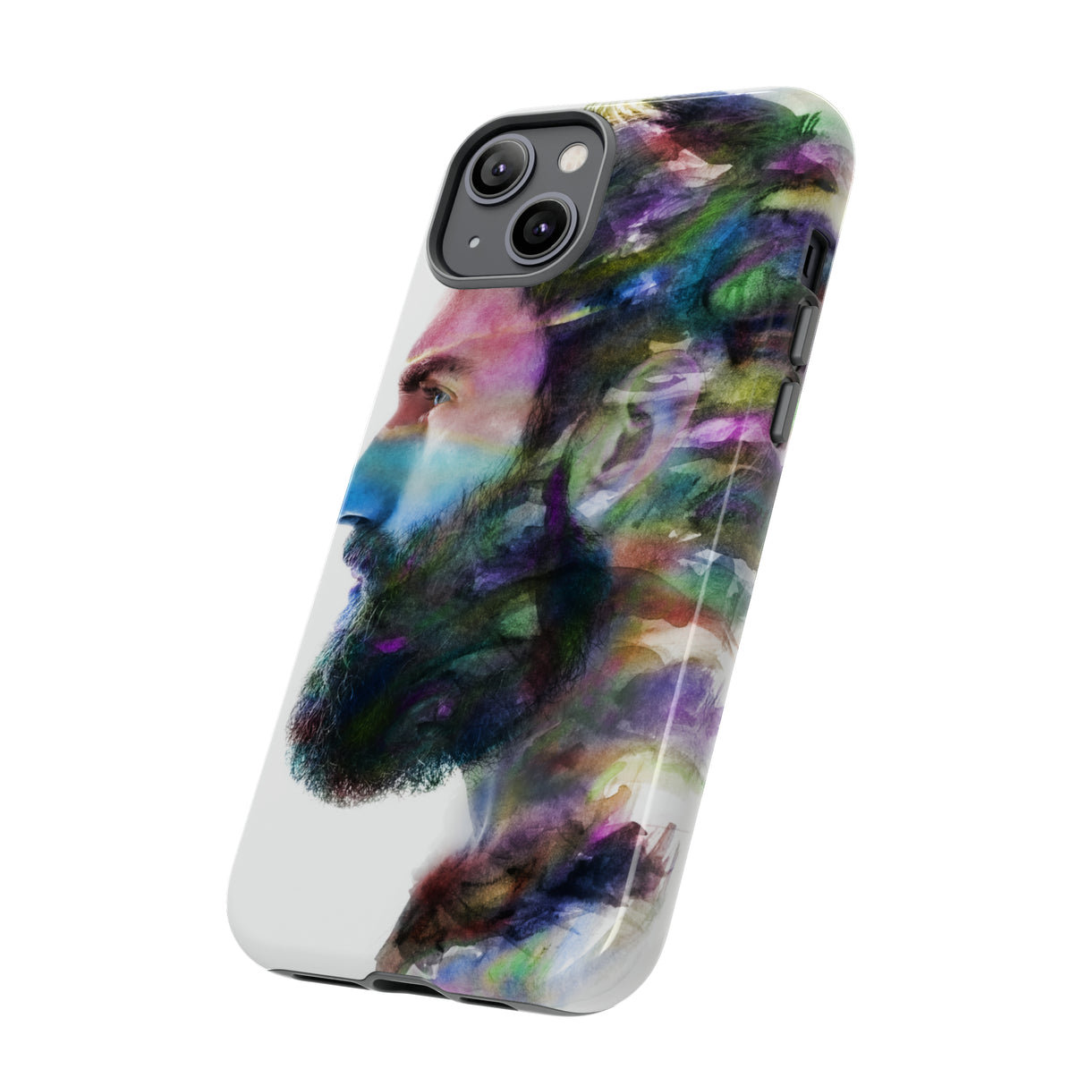 Watercolor Portrait - Protective Phone Case