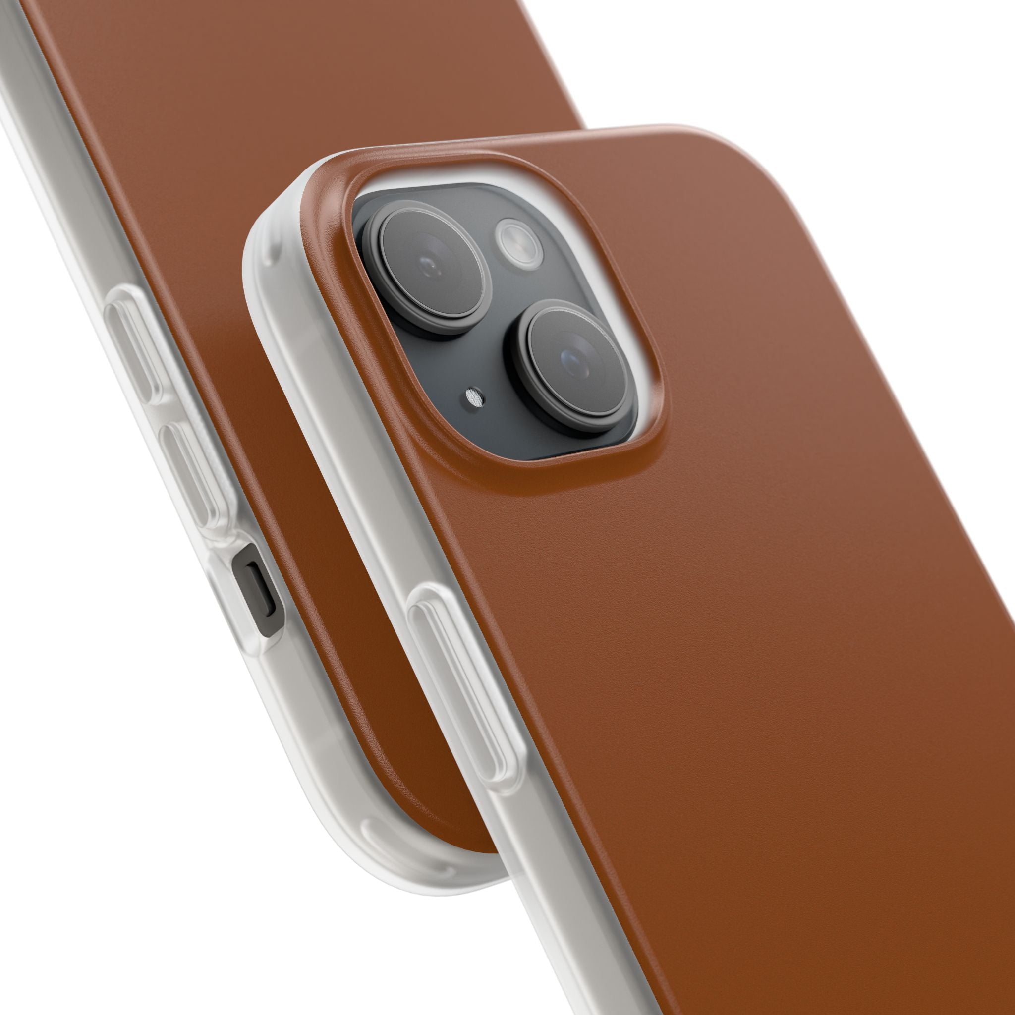 Saddle Brown iPhone 15 - Flexi Phone Case