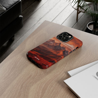 Mountain Peaks Glowing - iPhone Case