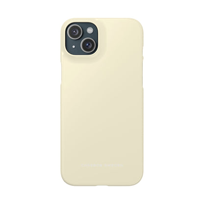 Cornsilk iPhone 15 - Slim Phone Case