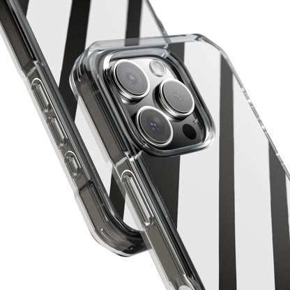 Diagonal Bands Noir iPhone 16 Pro Case - Impact