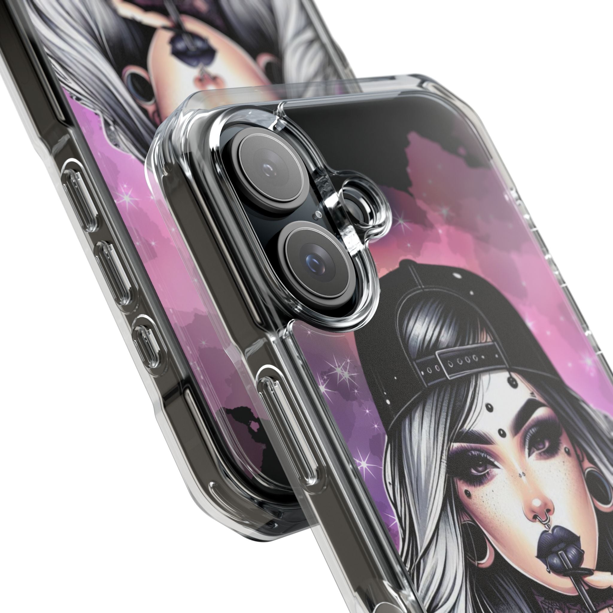 Silver Sip Nebula iPhone 15 Case - Impact