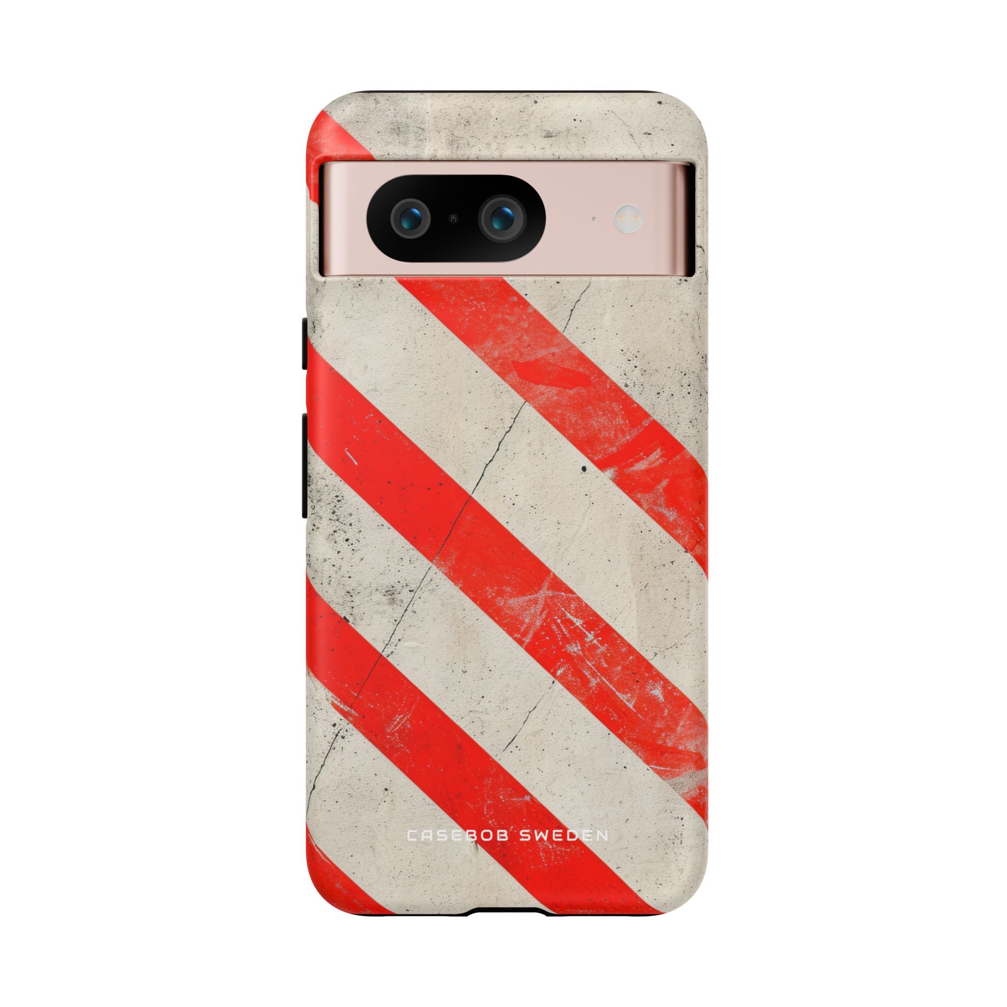 Striker Crimson Stripes Google Pixel 8 - Tough Phone Case