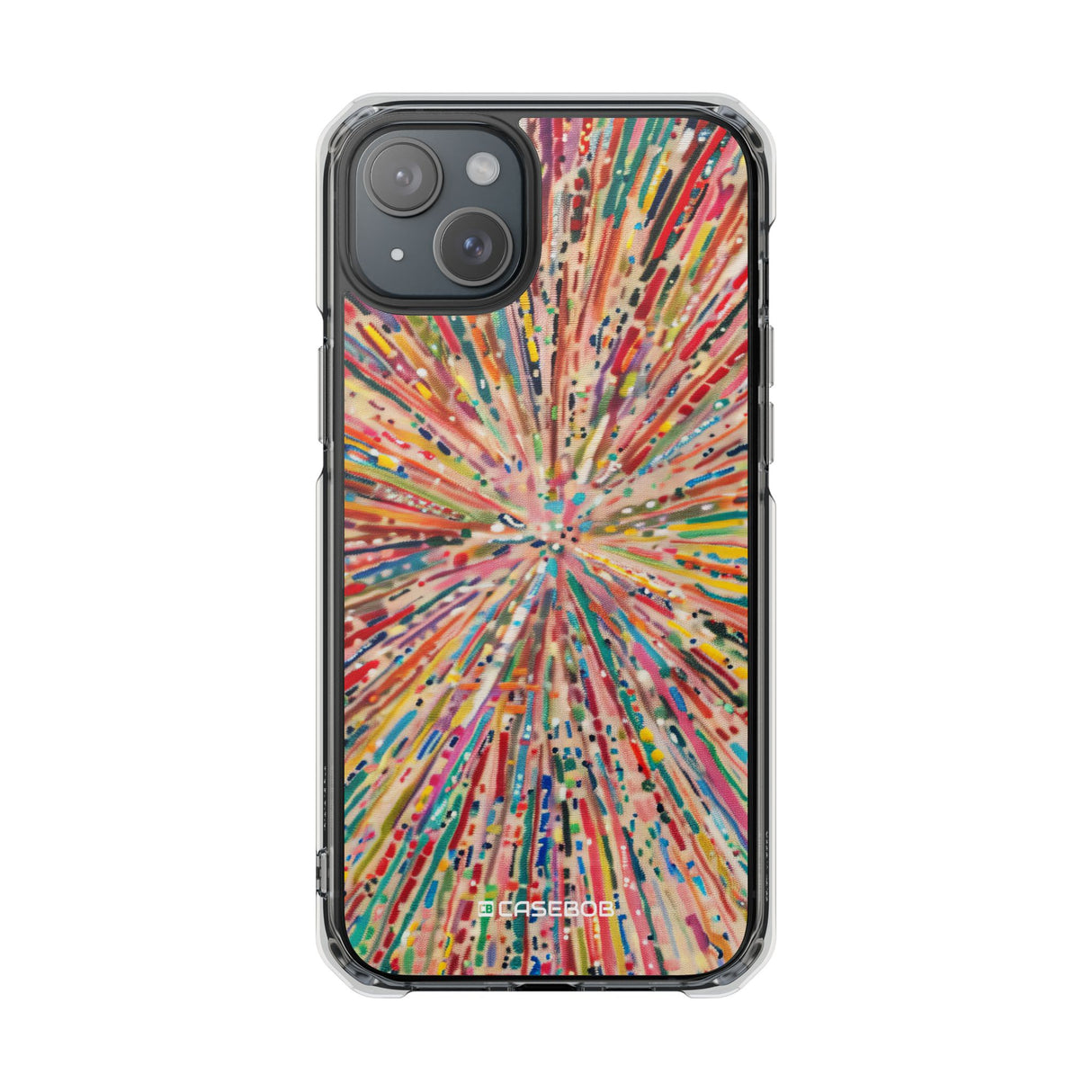 Radiant Burst - Phone Case for iPhone (Clear Impact - Magnetic)