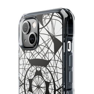 Geometric Hypnosis - Phone Case for iPhone (Clear Impact - Magnetic)