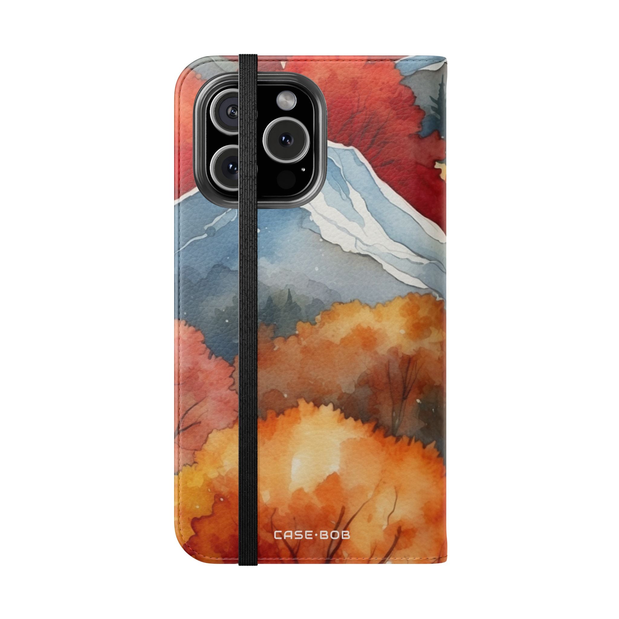 Snowcapped Ember Mountains - iPhone 16 Max Case - Wallet