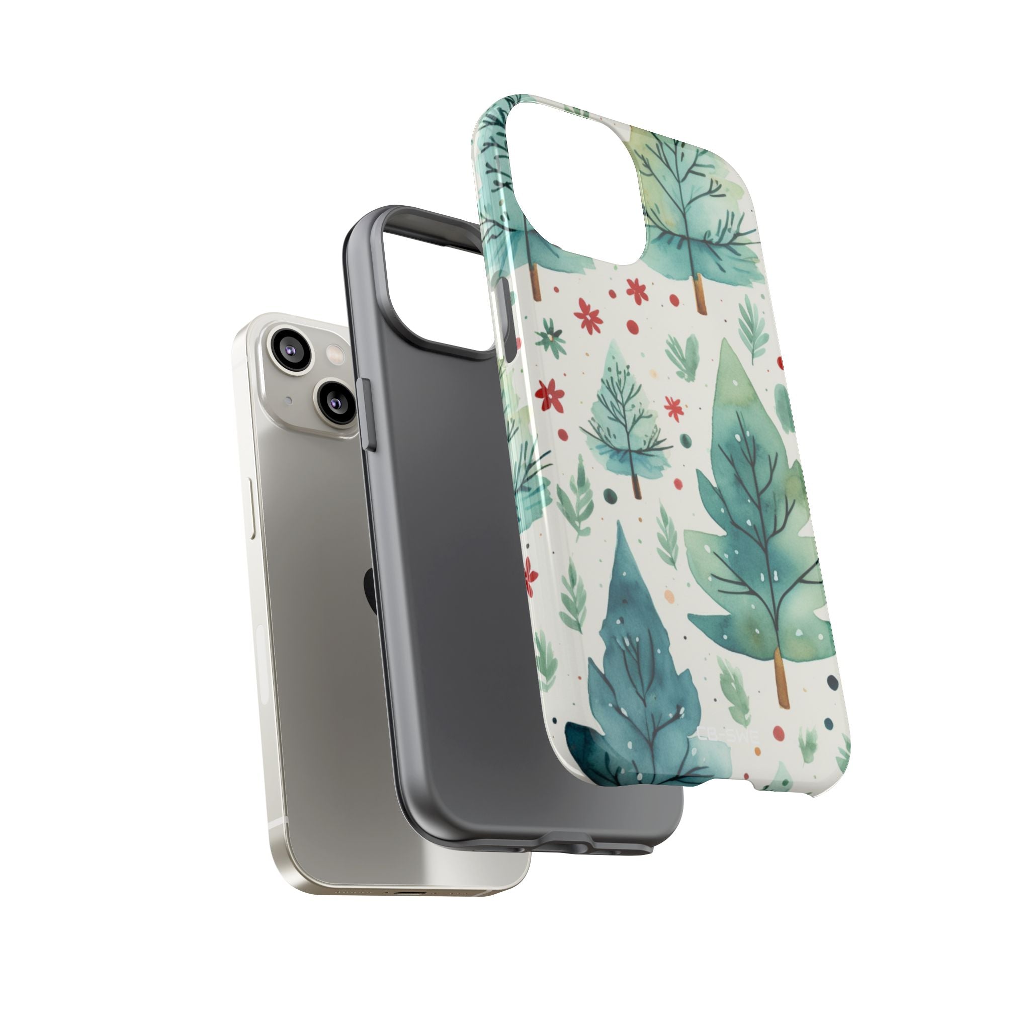 Joyful Evergreen Dance - iPhone Case