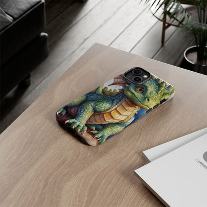 Green Dragon Smiles - iPhone Case
