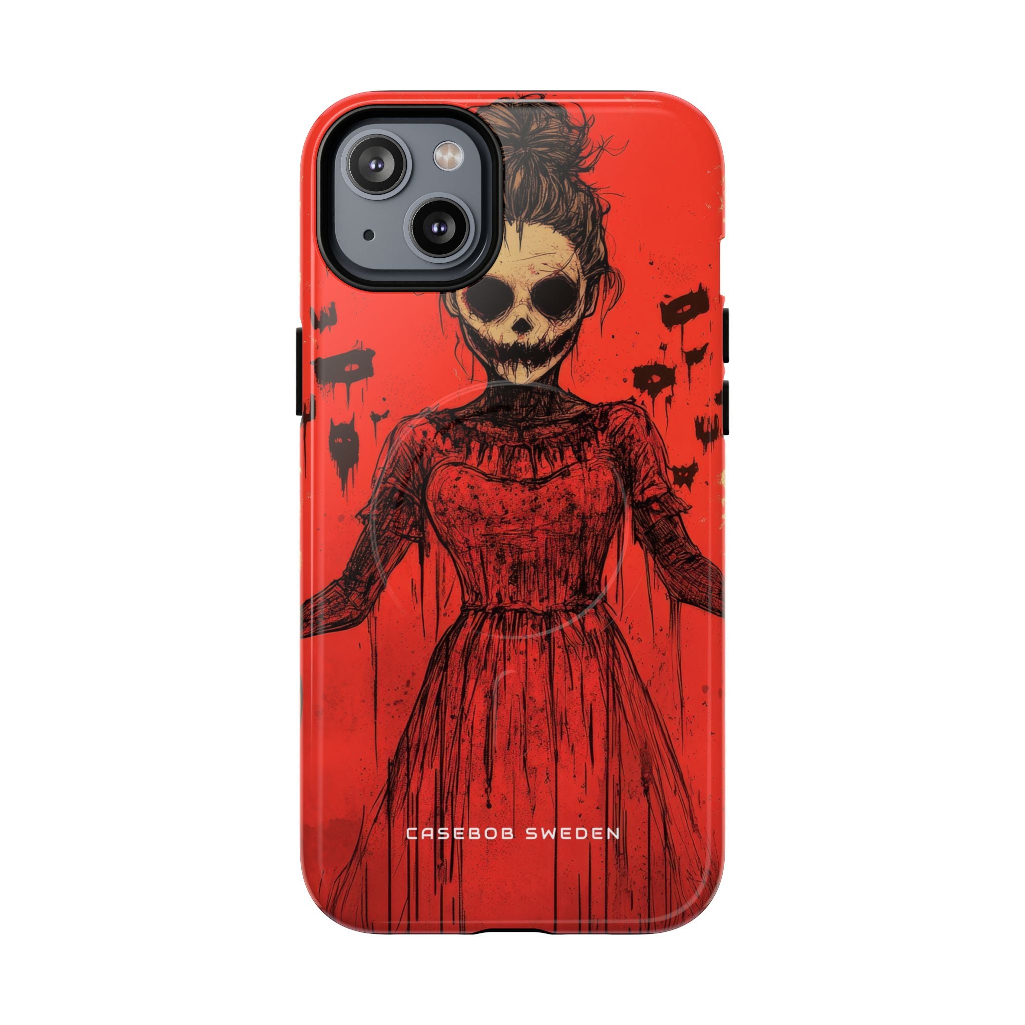 Haunting Scarlet Descent iPhone 14  Tough+ Phone Case