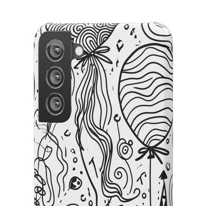 Whimsical Festivity | Slim Phone Case for Samsung