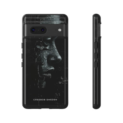 Monochrome Bloom Google Pixel 7 - Tough Phone Case