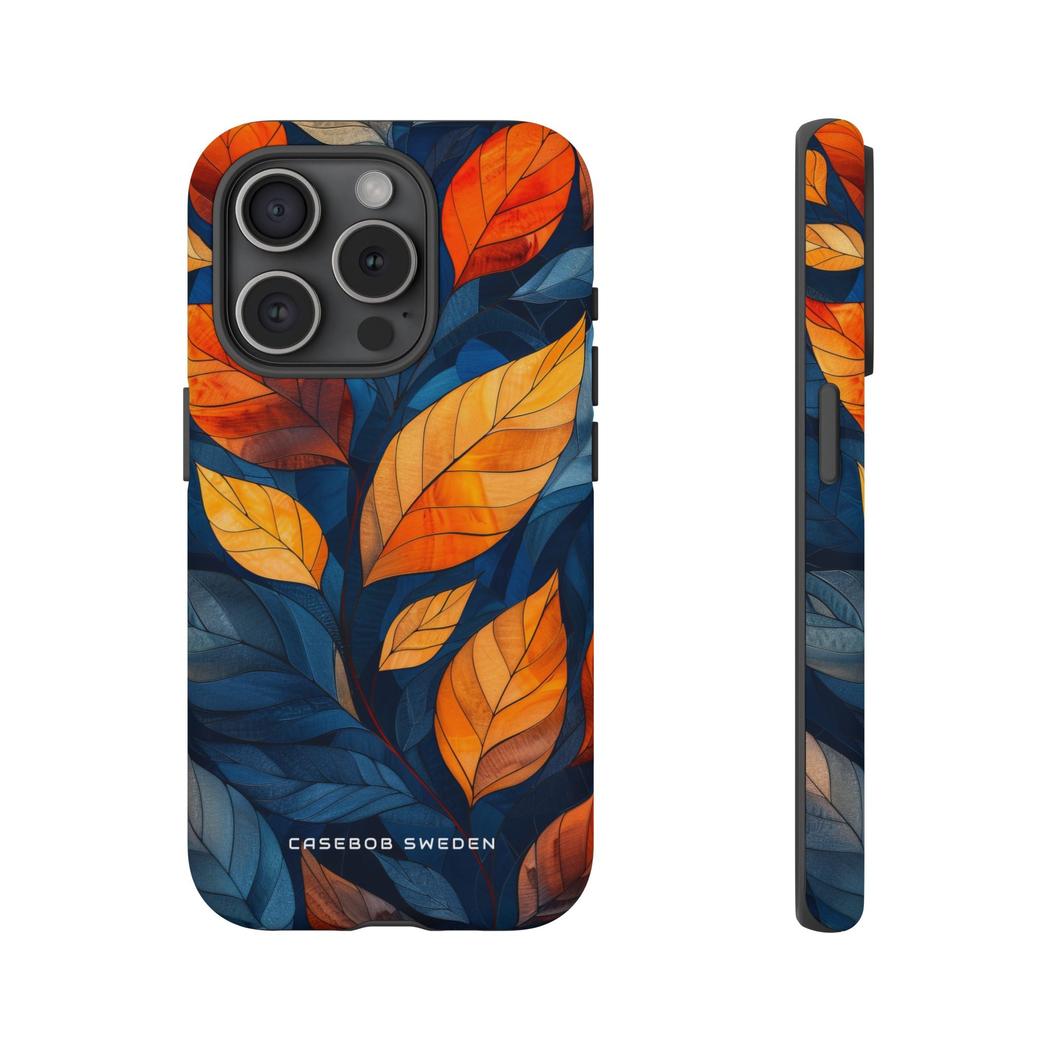 Stained Glass Blossoms iPhone 15 - Tough Phone Case