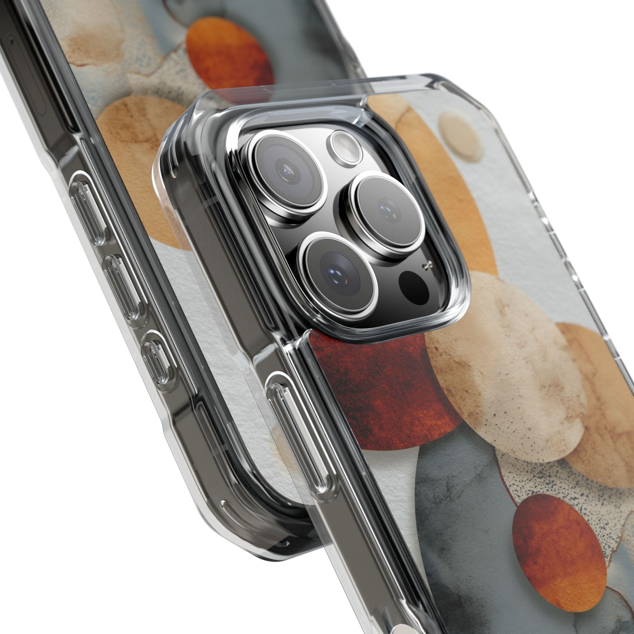 Circles Embrace Warmth iPhone Case - Impact