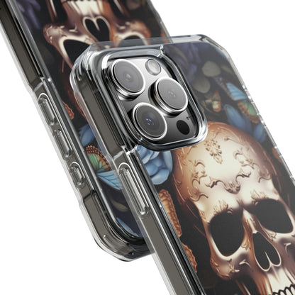 Skull Among Blossoms iPhone Case - Impact