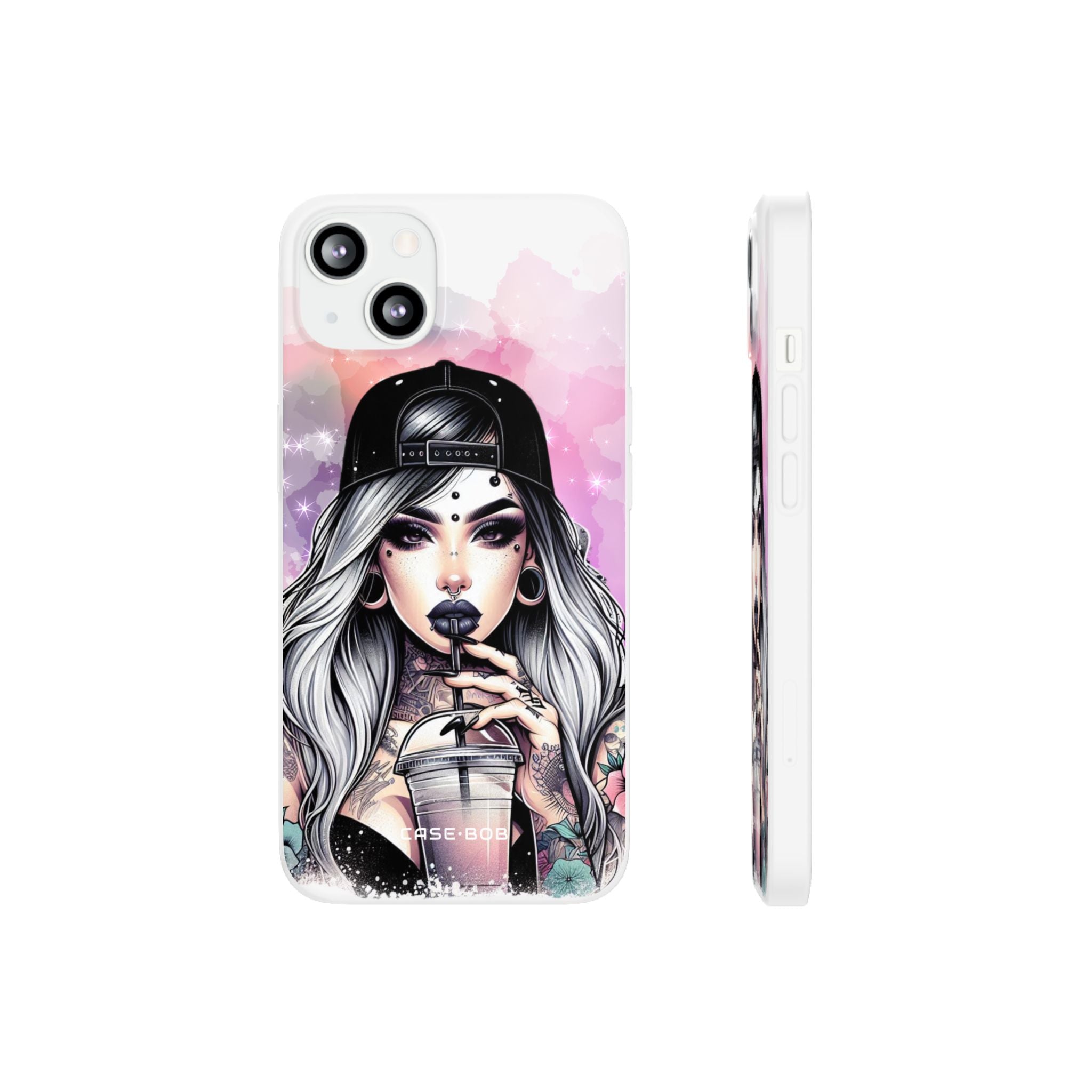 Silver Sip Nebula iPhone 13 - Soft