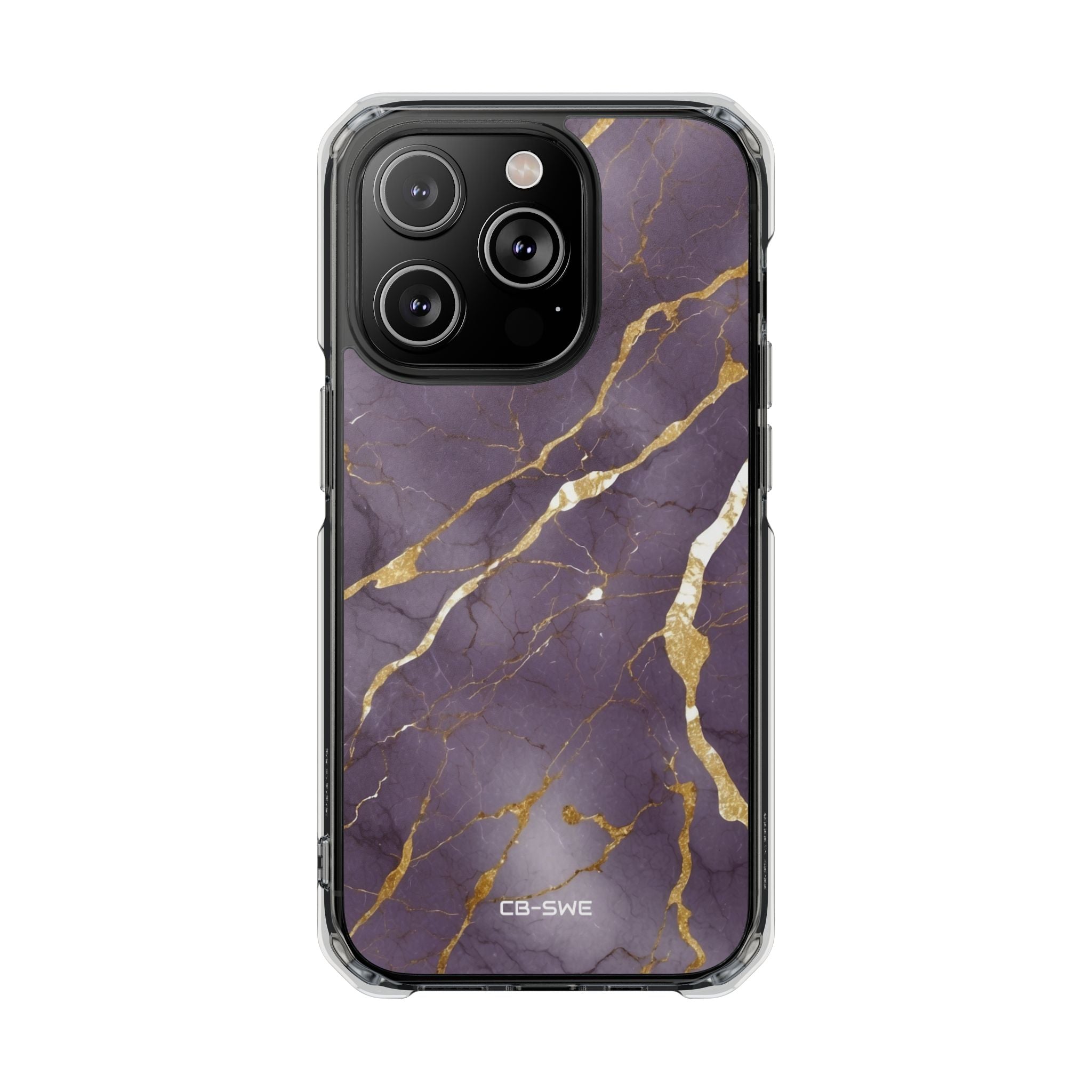 Golden Veins Flowing iPhone Case - Impact