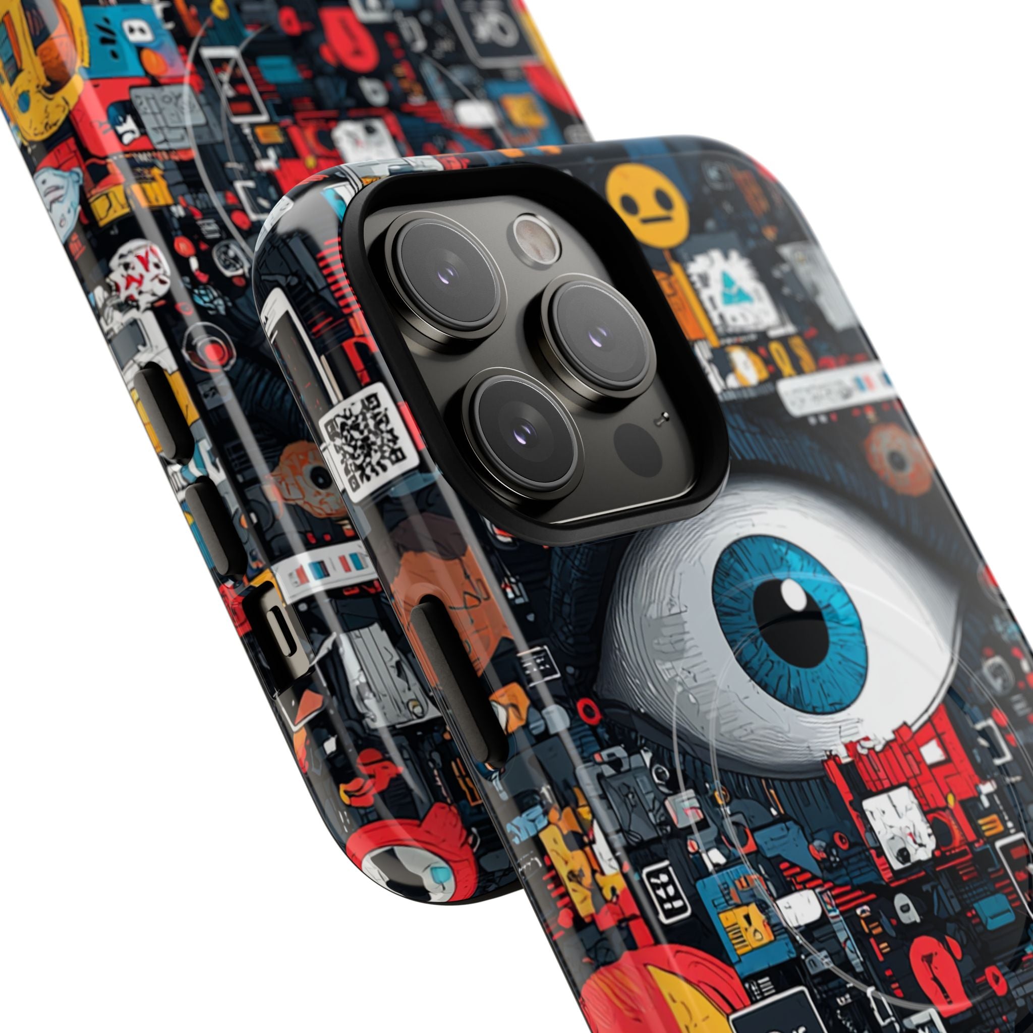 Digital Eye Blue iPhone 14 Pro Max Case - Tough+