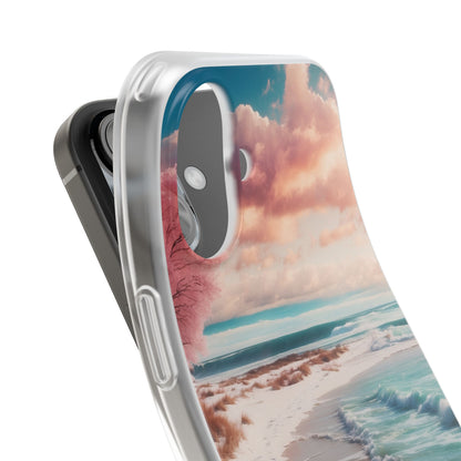 Pink Tree Breeze iPhone 16 Case - Soft
